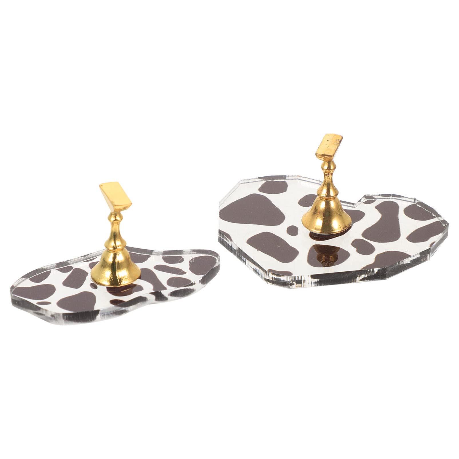 Minkissy Magnetic Nail Holders - 2 Pack Acrylic Nail Practice Stand with Manicure Mount, Nail Display & Hand Practice Stand for Nail Art - Perfect for Home Salons, Professional Nail Technicians & DIY Nail Art Enthusiasts (Great for Gel Polish Application, Nail Extension Practice & Nail Art Design)