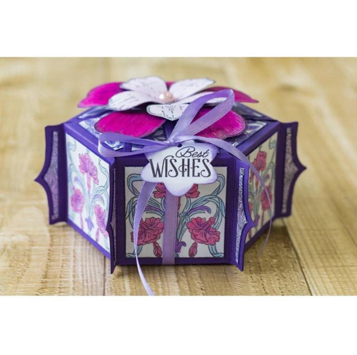 Metal Gift Box Bag Die Cuts - DIY Scrapbooking Card Making Stencils & Embossing Dies for Handmade Cards, Invitations, Wedding Decor - Perfect for Crafting, Scrapbooking & Paper Art Projects