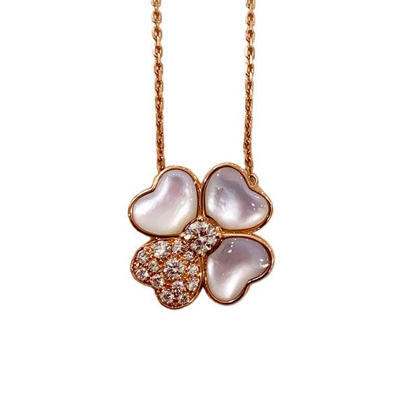 18K Rose Gold Diamond Pendant Necklace for Women - Elegant Heart Shape Jewelry Gift for Anniversary, Valentine's Day & Special Occasions