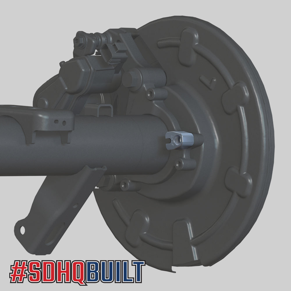 21-23 Ford Raptor SDHQ Built Billet Rear ABS Guards - Heavy Duty Off-Road Protection for F-150 Raptor Trucks (Perfect for Desert Racing & Rock Crawling)