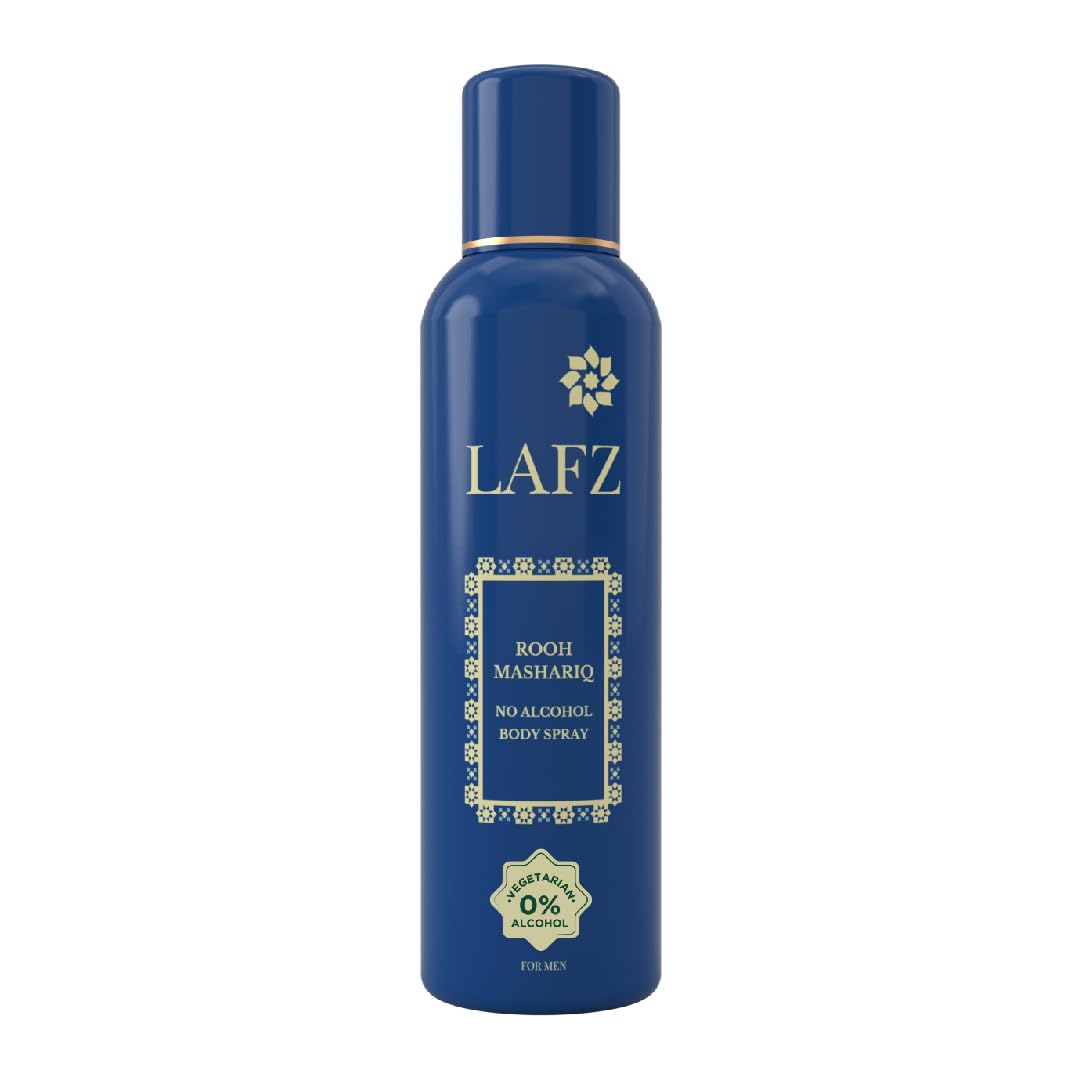 Lafz Rooh Mashariq Alcohol-Free Body Spray for Men, 150ml - Long-Lasting Fragrance for Daily Use & Special Occasions