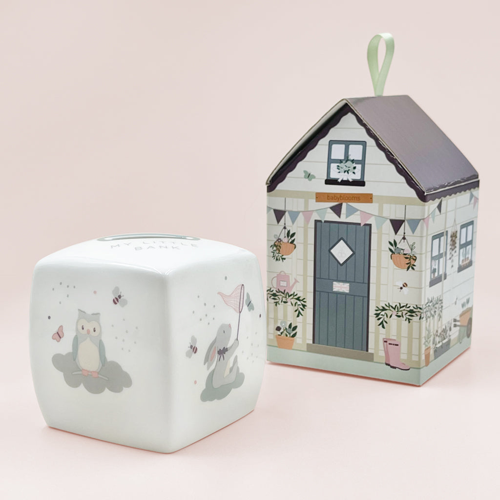 Personalized Pink Berkeley Bear & Little Love Money Box - Unique Gift for Kids, Baby Shower, Birthday, Valentine's Day - Perfect for Saving Coins & Special Occasions