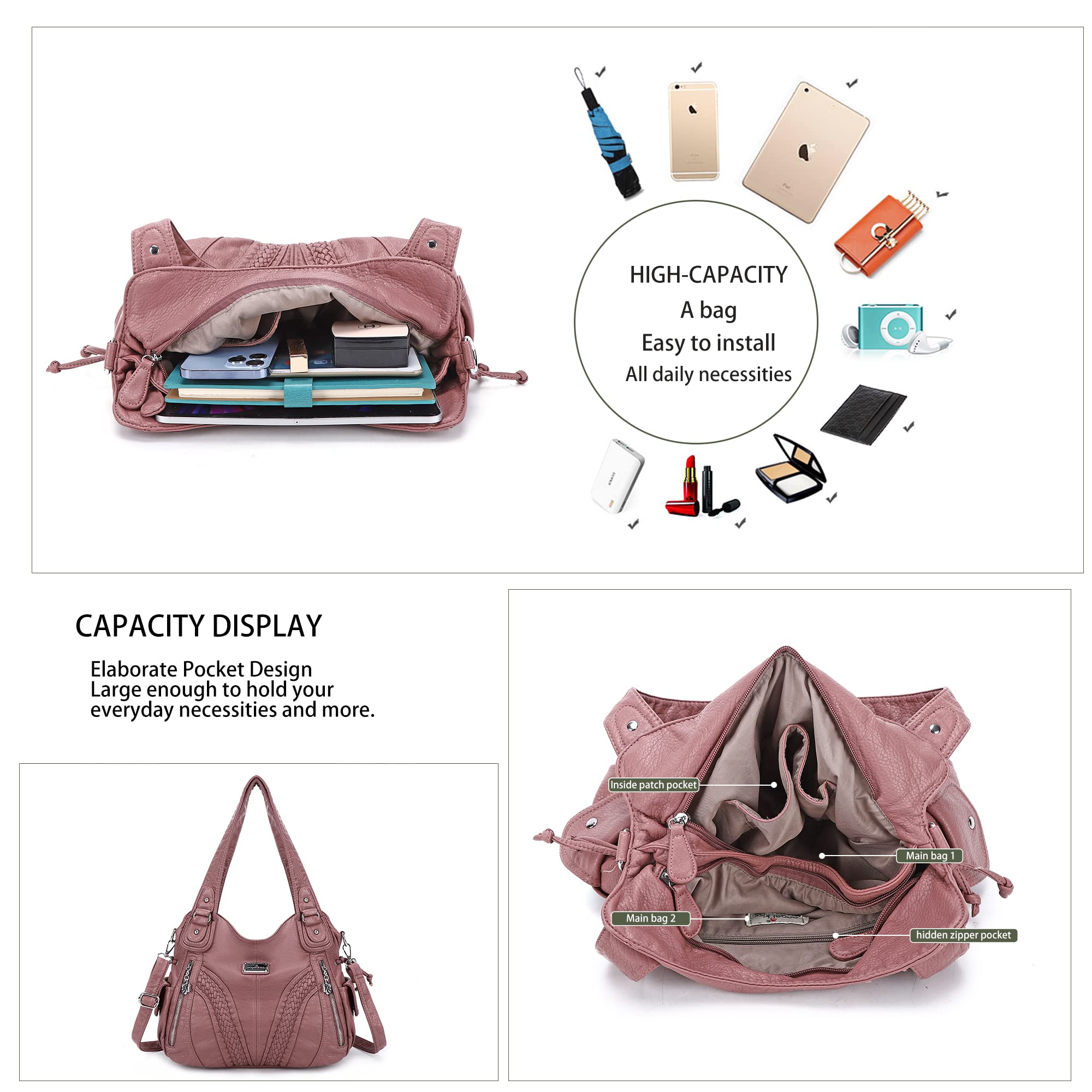 Stylish Women's Tote Bag & Shoulder Purse - Fashionable Synthetic Leather Handbag with Top Handle for Work, Travel & Daily Use