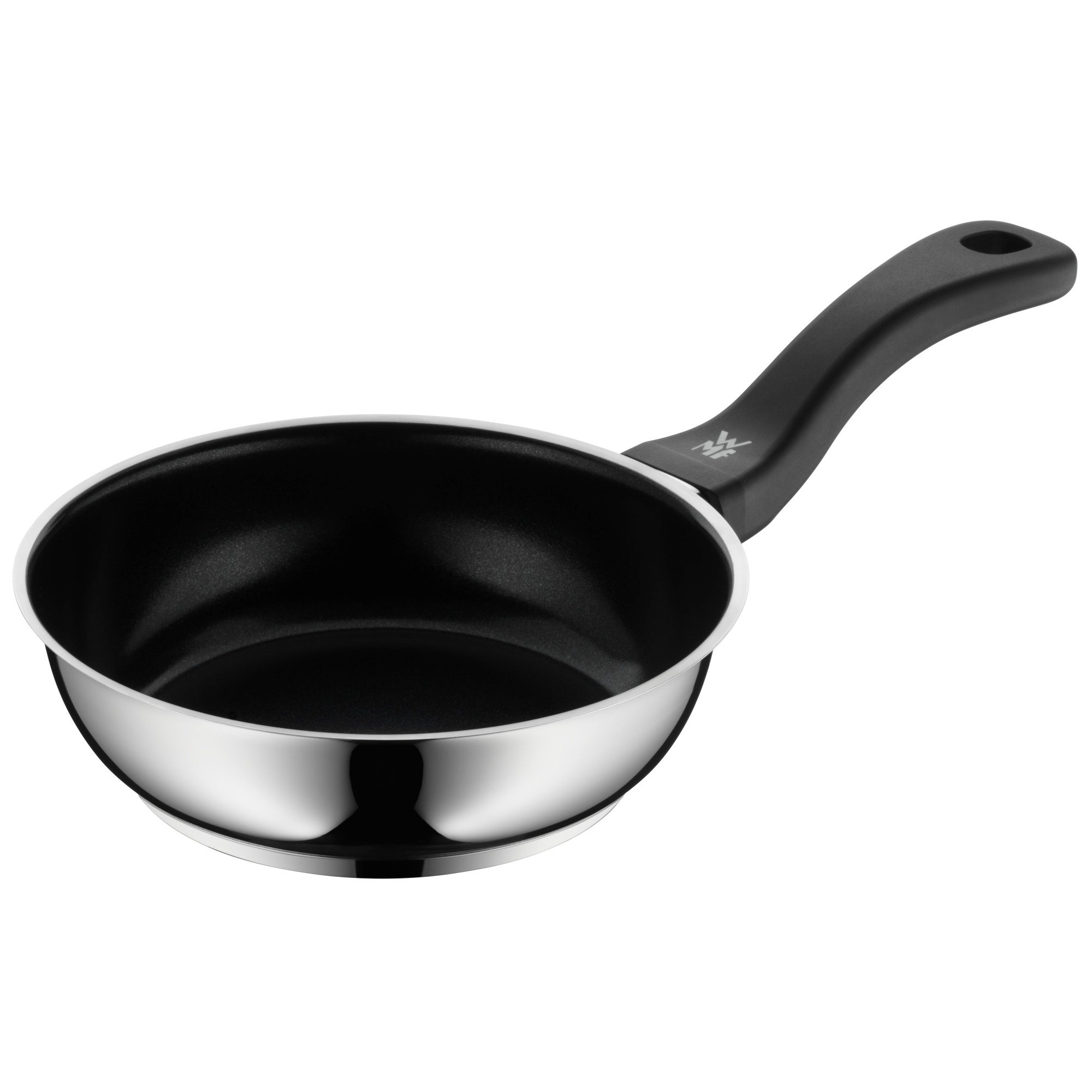 WMF Devil Frying Pan 18cm - Premium Stainless Steel Induction Cookware with Ceramic Coating & Heat-Resistant Plastic Handle - Perfect for Sautéing, Frying & Cooking on Gas, Electric & Induction Stoves