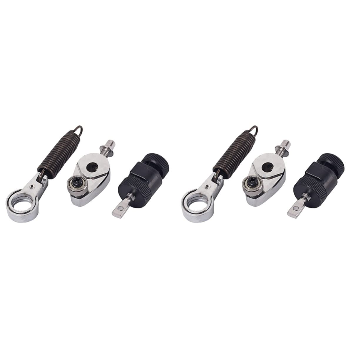 ERINGOGO 2-Pack Drum Pedal Springs - Heavy Duty Metal Foot Pedal Replacement Parts with Adjustable Tension for Bass Drum Kits | Perfect for Drummers, Music Performances & Practice Sessions