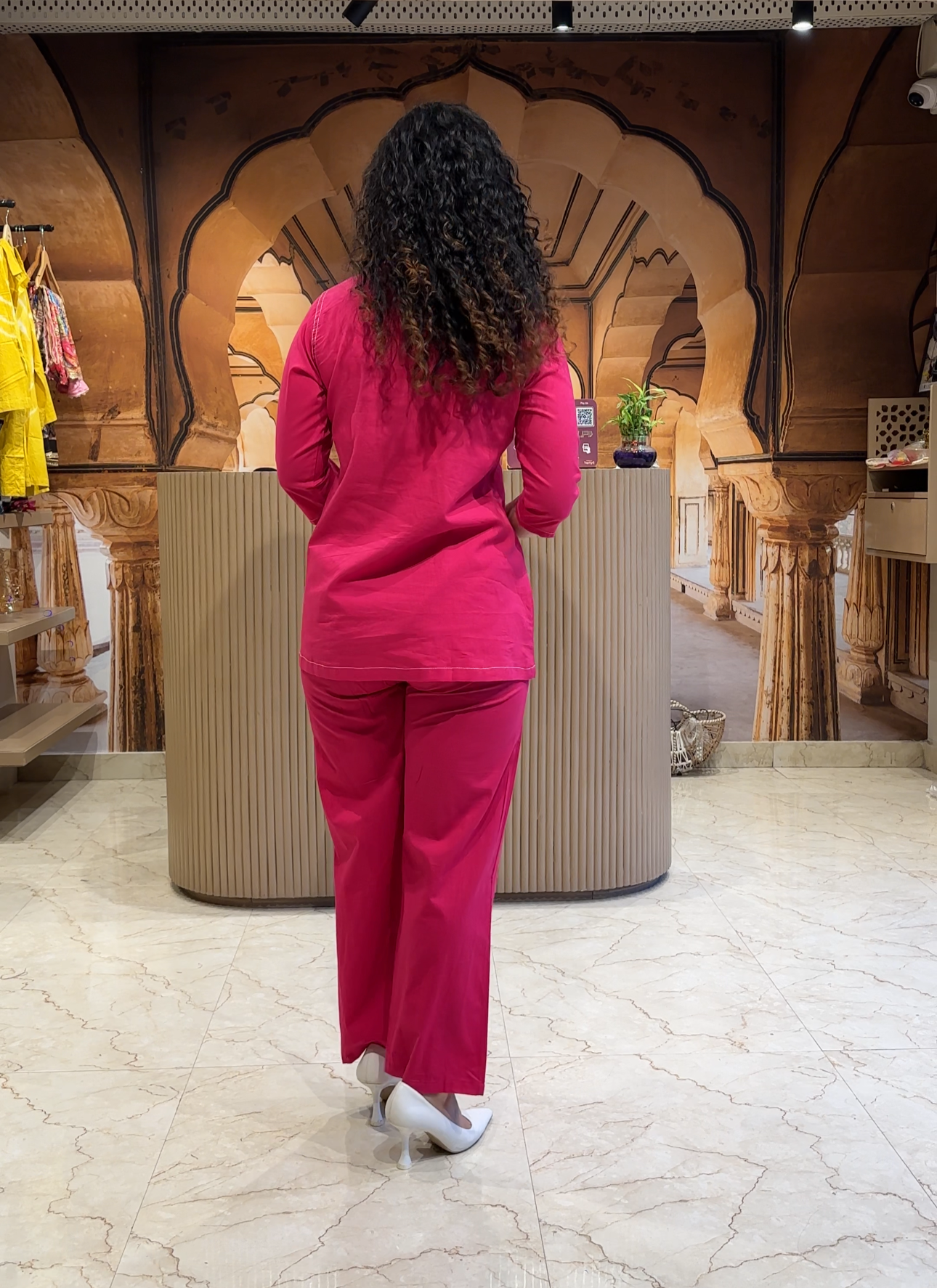 Bruno Mars Pink Outfit Set for Women - Stylish Two-Piece Coord Set for Concerts, Parties & Casual Wear