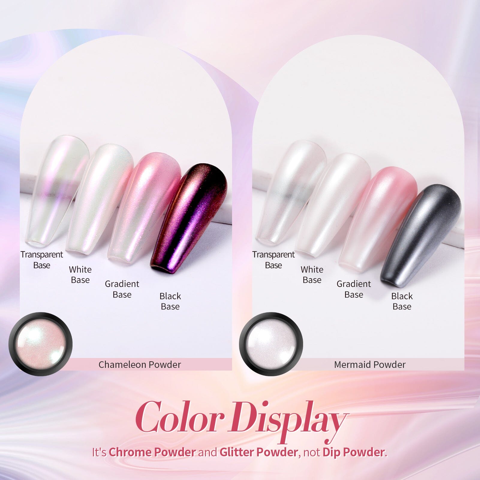 2 Boxes White Pink Pearl Nail Powder Set for Acrylic Nails - DIY Nail Art Manicure & Pedicure Kit for Salon & Home Use