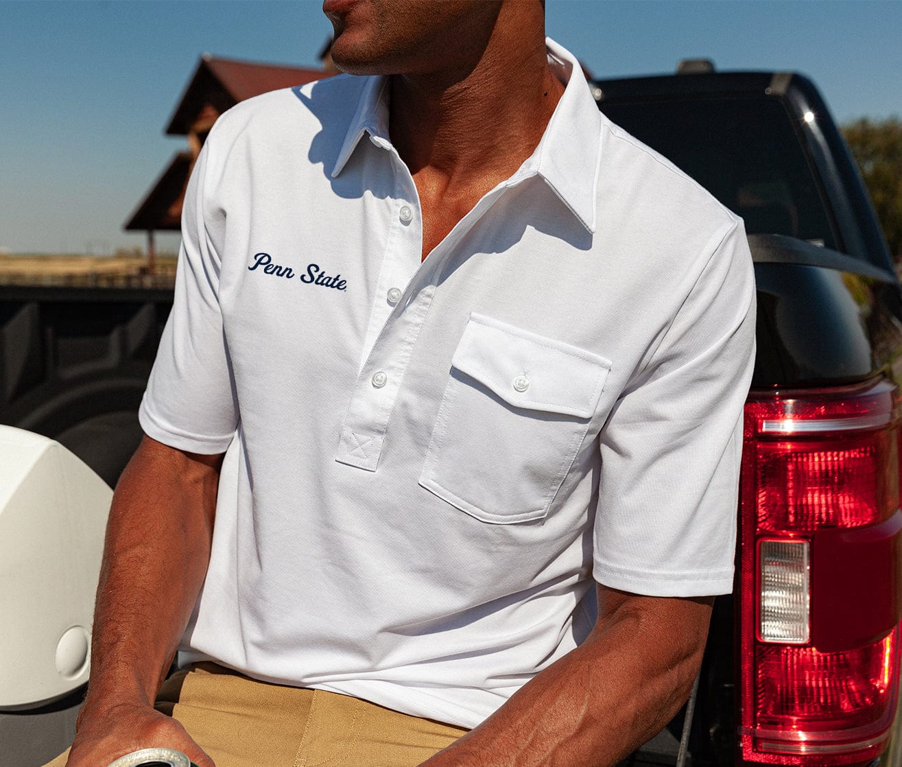 Penn State Coach's Performance Players Shirt - Official NCAA Football Jersey - White - Breathable & Moisture-Wicking for Training & Game Day (Perfect for Fans, Players & Coaches)