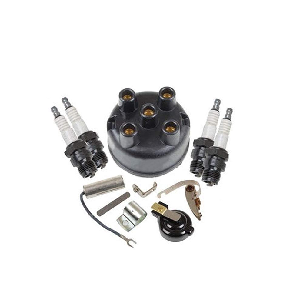 RAParts Complete Tune Up Kit for 1951-1962 IH Farmall & Cub Lo Boy Tractors - Compatible with IH Distributor - Perfect for Farm Maintenance & Restoration Projects