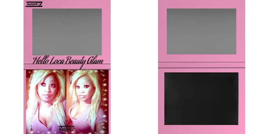 Custom Extra Large Z Palette - Magnetic Makeup Palette for Eyeshadows & Blush - Perfect for Travel & Professional Makeup Artists