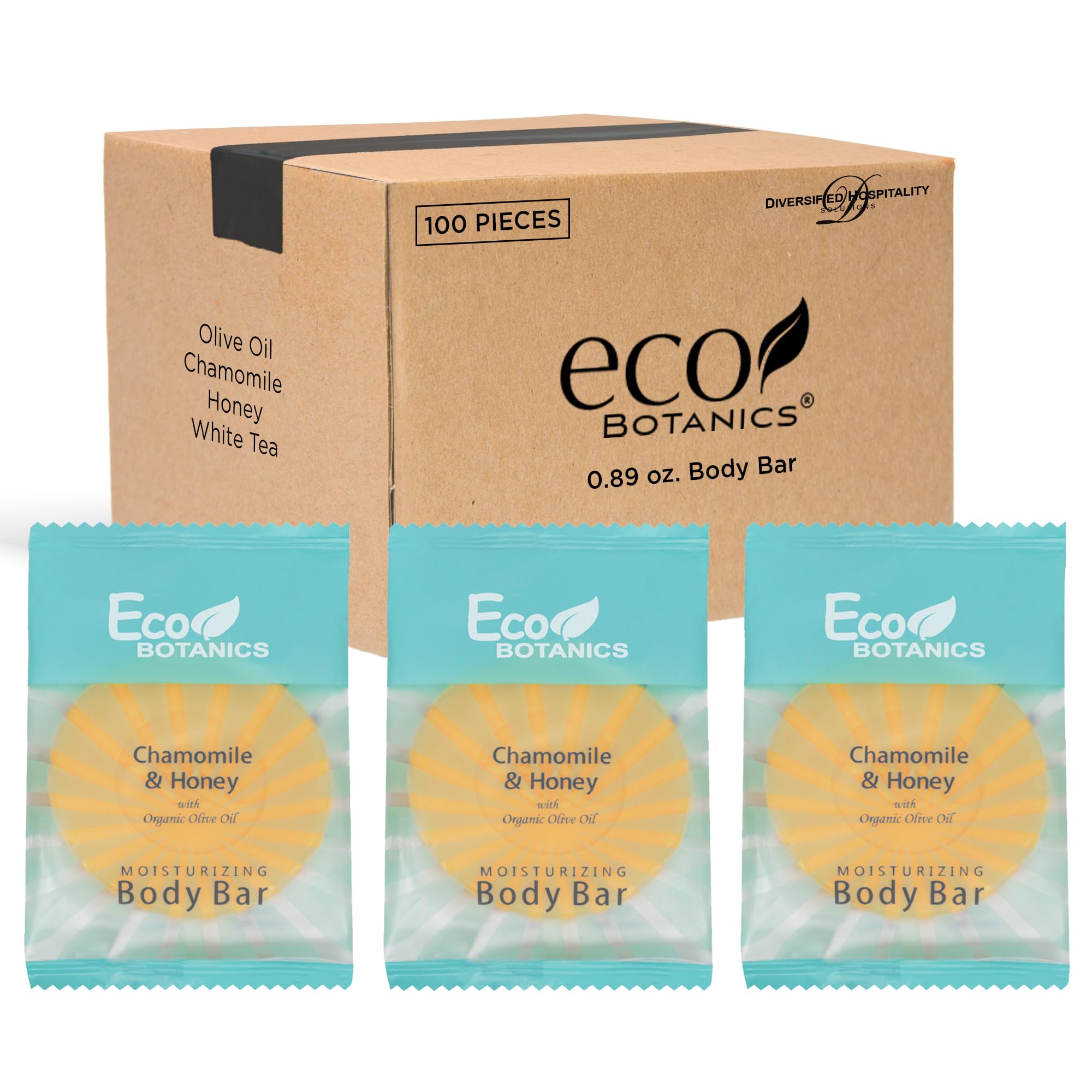 Terra Pure Eco Botanics | 80-Pack 0.85oz Travel-Sized Shampoo, Conditioner, Body Wash & Lotion Set + 100-Pack Soap Bars | Hotel Amenities, Eco-Friendly Toiletries for Travel, Gyms & Hospitality Businesses