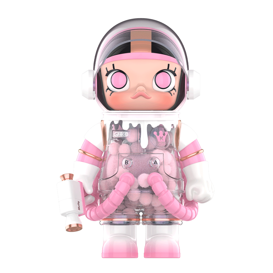 POP MART MEGA Space Molly 400% Heartfelt Words Collectible Figure - Perfect for Home Decor, Office Display, and Gift Giving