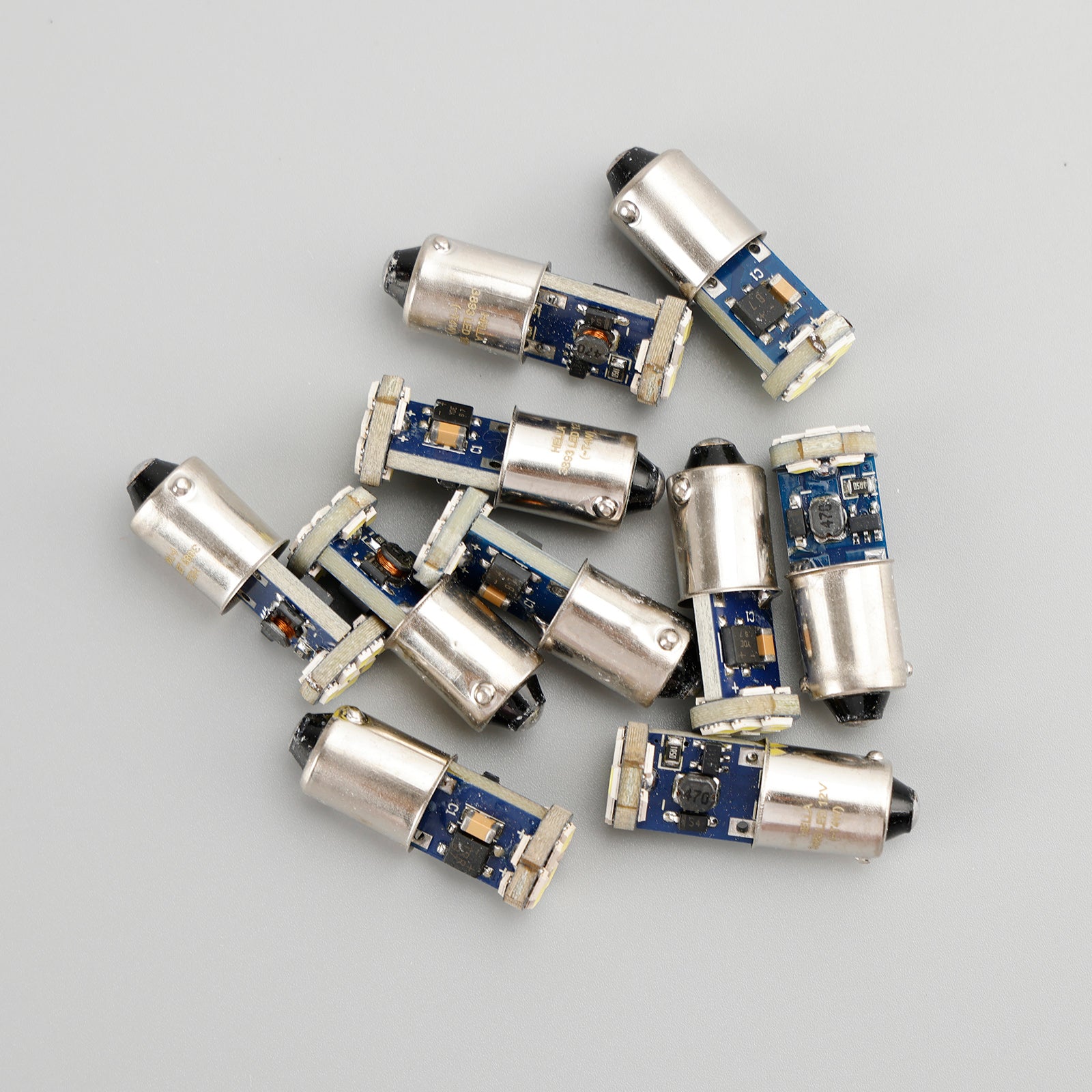 10X HELLA LED Retrofit Bulbs 3893W T4W 12V 1.5W BA9S Base 6000K Cool White - Perfect for Car Interior Lights, Dashboard Illumination, and Marine Applications