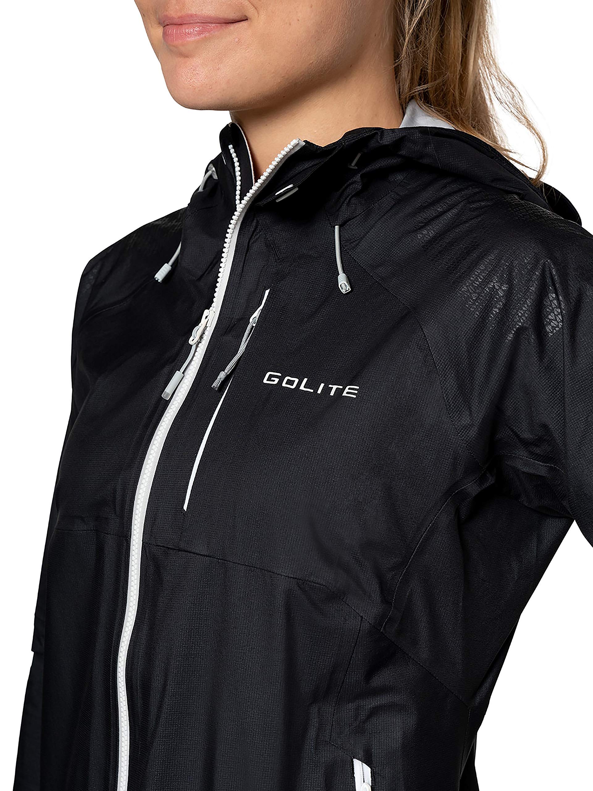 GoLite Women's Pinnacle Pro 3-Layer Waterproof Rain Jacket - Lightweight & Breathable for Hiking, Camping & Outdoor Adventures