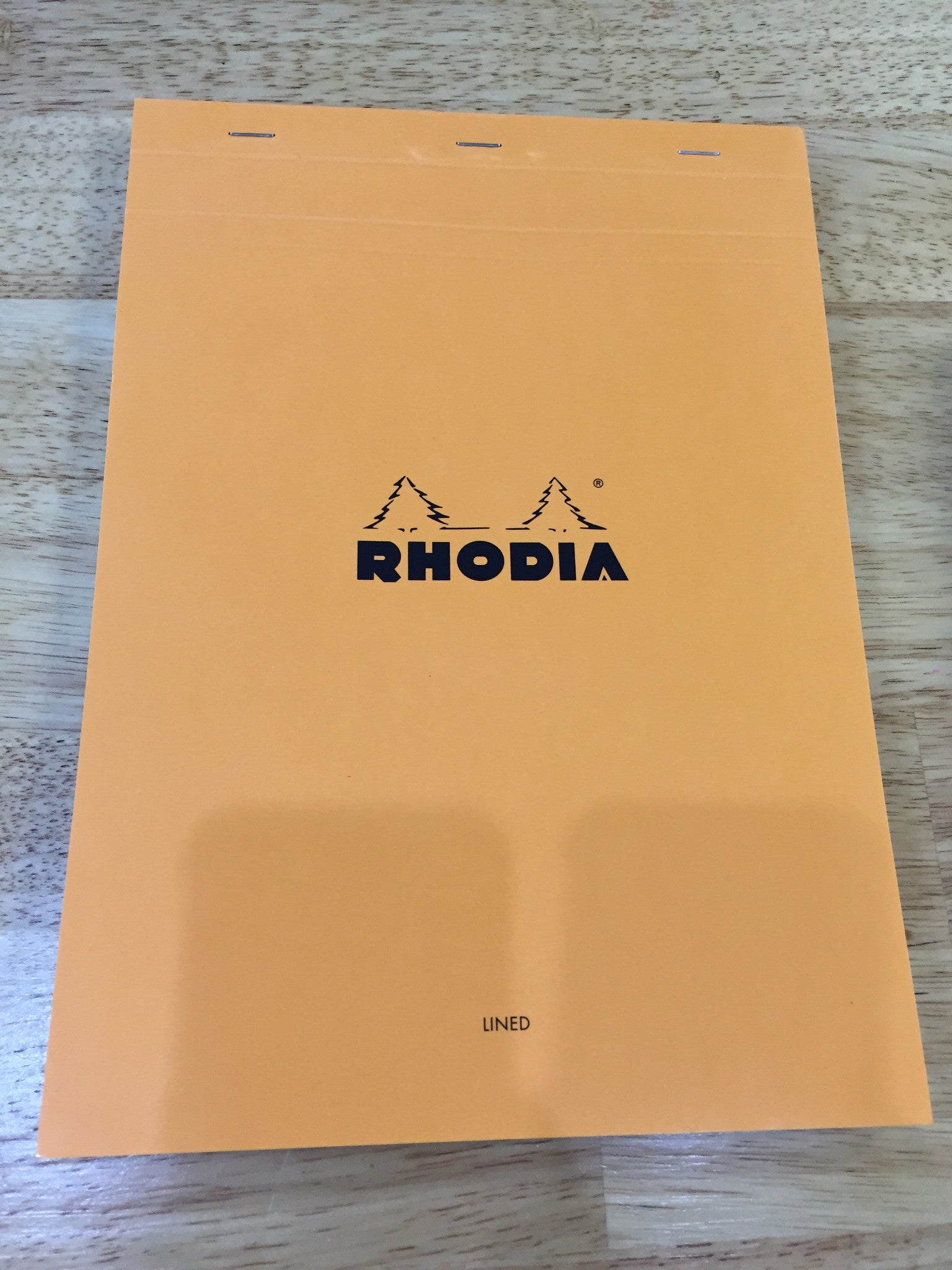 Rhodia No. 18 Orange Lined Notebook - Staple Bound Writing Pad for Journaling, Sketching & Note Taking - Premium Quality Paper for Artists, Students & Professionals