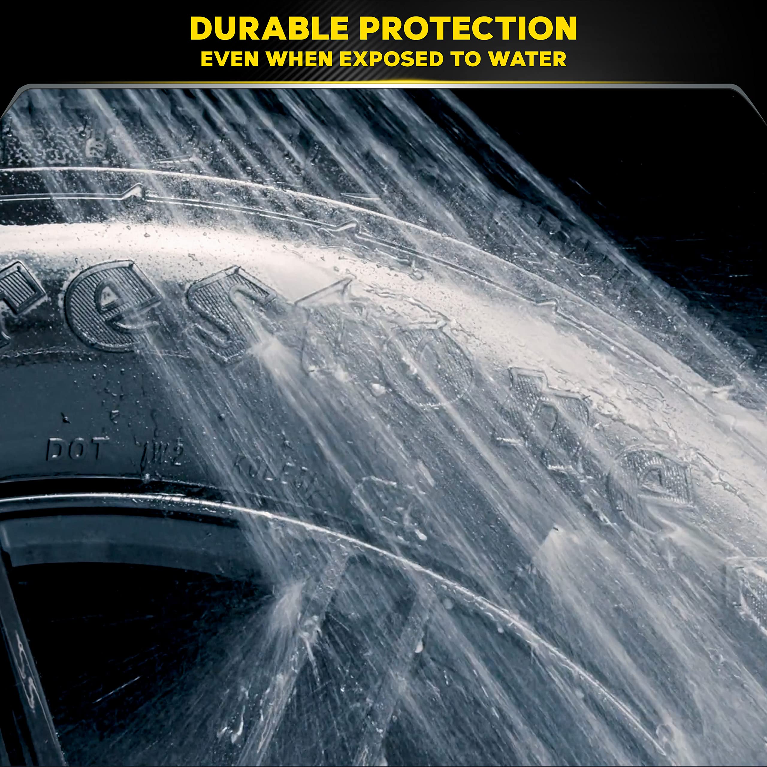 Meguiar's Hybrid Ceramic Tire Shine Spray - 16 Oz | Long-Lasting, Durable & Water-Resistant Tire Shine with Advanced Ceramic Technology | Perfect for Car Detailing, Showroom Shine & Vehicle Protection
