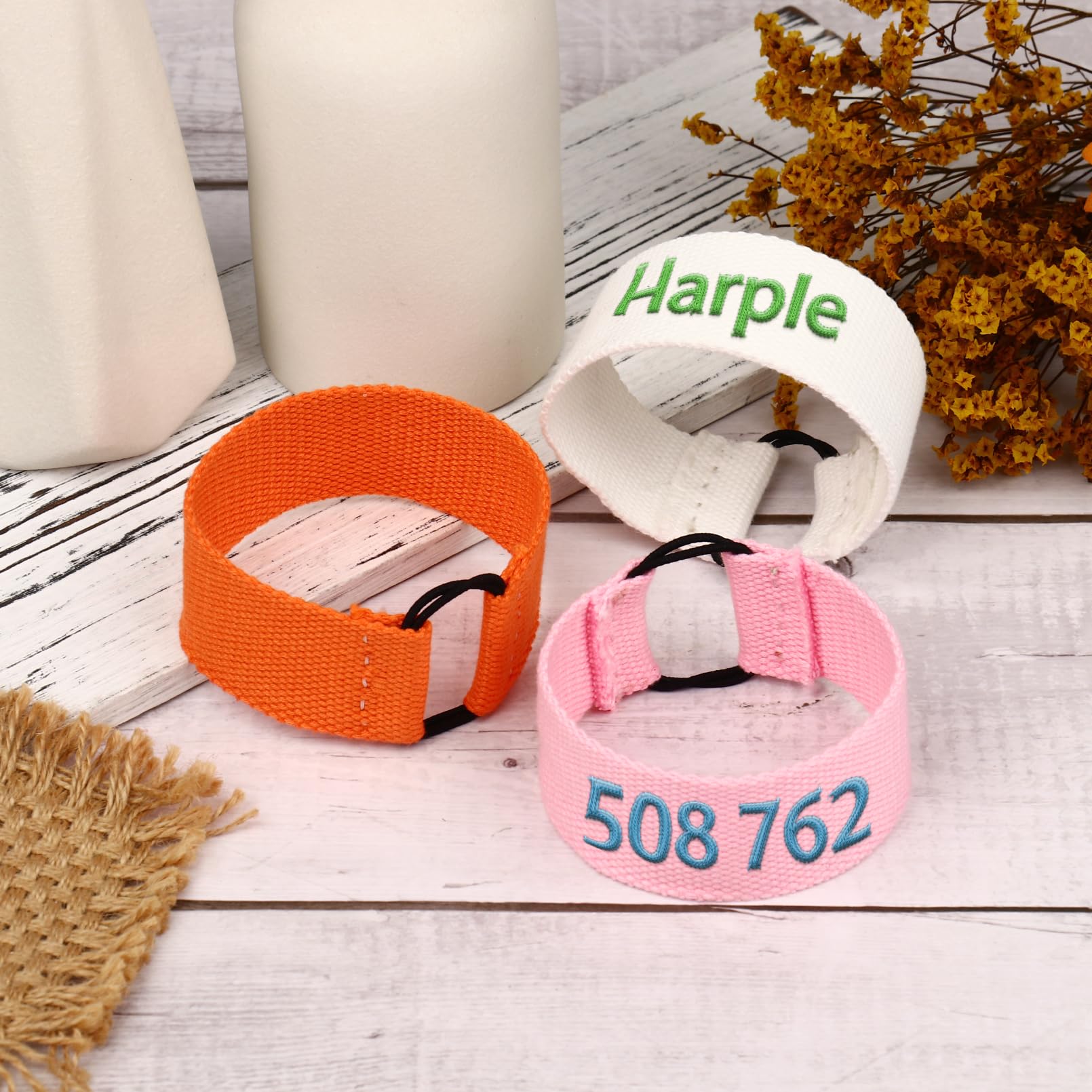 Custom Embroidered Horse Leg Bands with Personalized Names - Premium Equestrian Accessories for Training, Shows & Riding Comfort