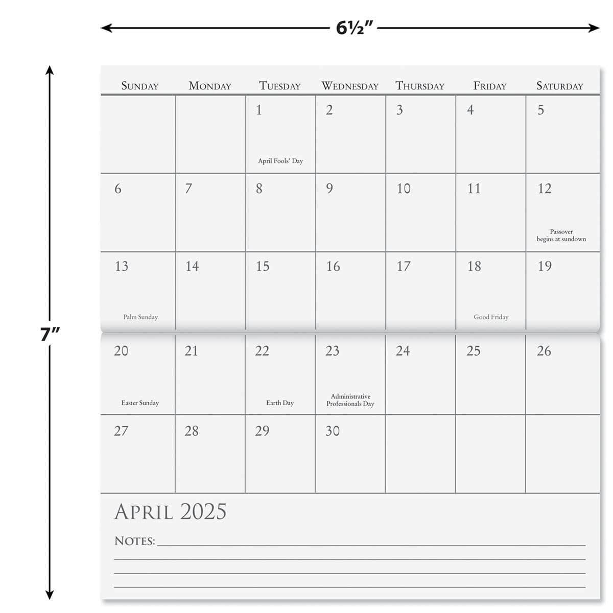 Pressed Flowers Planner Pocket Calendar 2025 - 3.5x6.5 Inch Mini Floral Organizer with 30 Note Pages | Monthly Agenda Book for Women, Office, Kitchen & Purse | Current Brand Bookstore-Quality Memo Pad for Planning, Gifting & Daily Scheduling