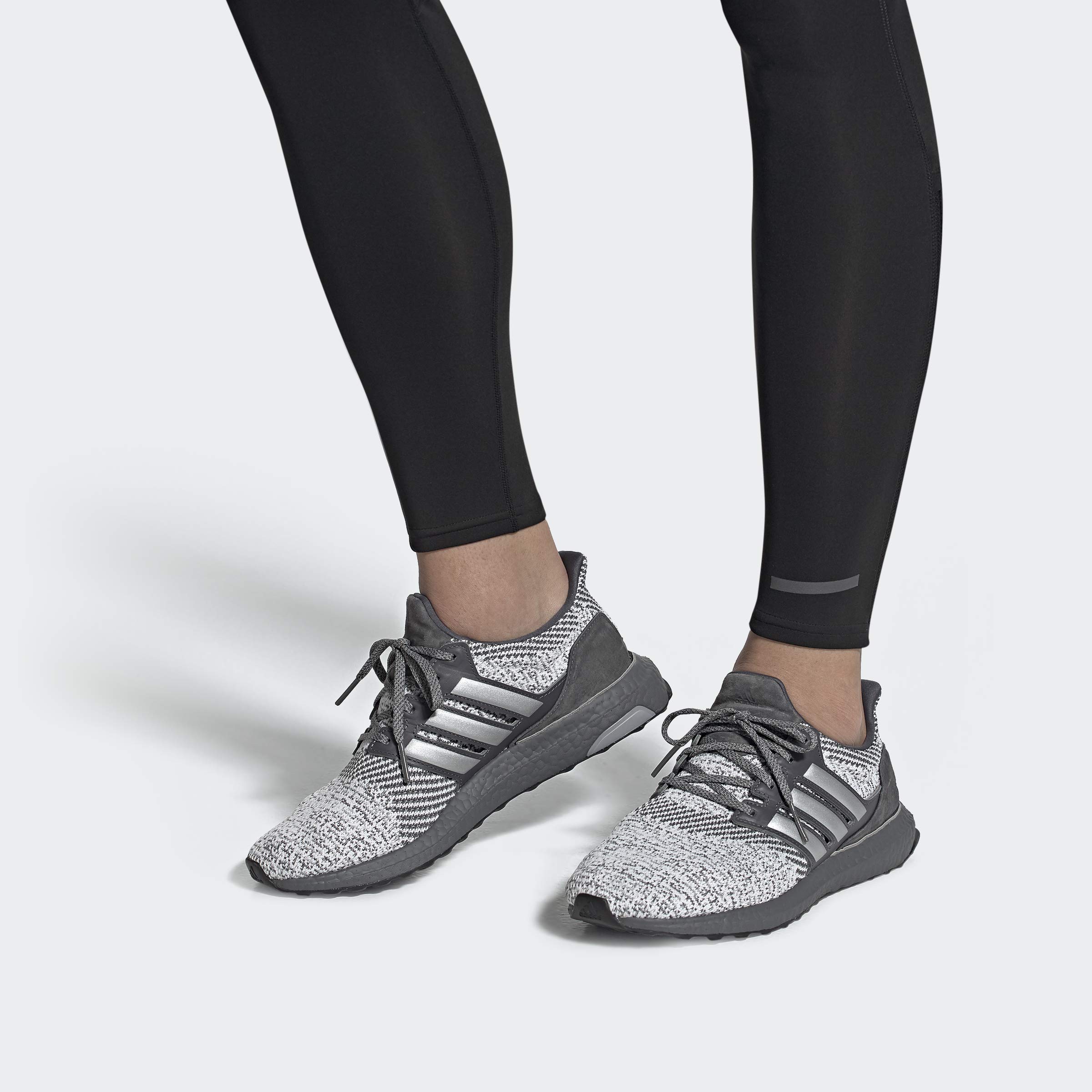 Adidas Men's Ultraboost DNA Running Shoes - Light Grey & White - Size 12.5 M US - Comfortable Athletic Sneakers for Jogging, Gym Workouts & Daily Wear
