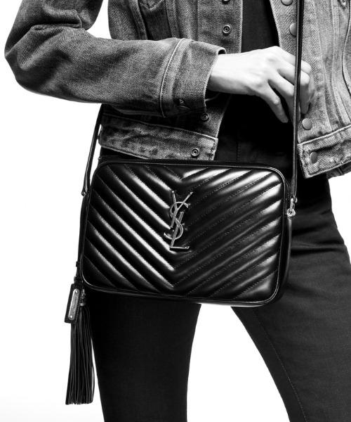Saint Laurent Lou Camera Bag Black - Stylish Crossbody Bag for Women | Perfect for Travel, Work & Everyday Use