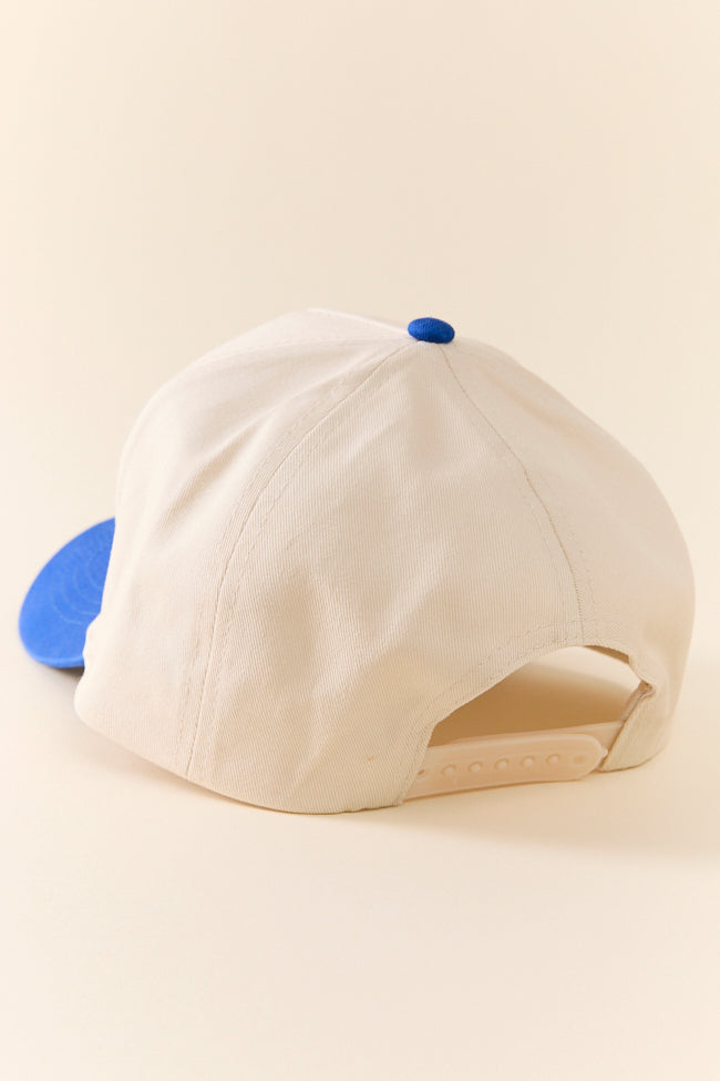 All American Cowboy League Blue Trucker Hat - Adjustable Snapback Cap for Men & Women - Perfect for Rodeo, Outdoor Adventures & Country Style Fashion