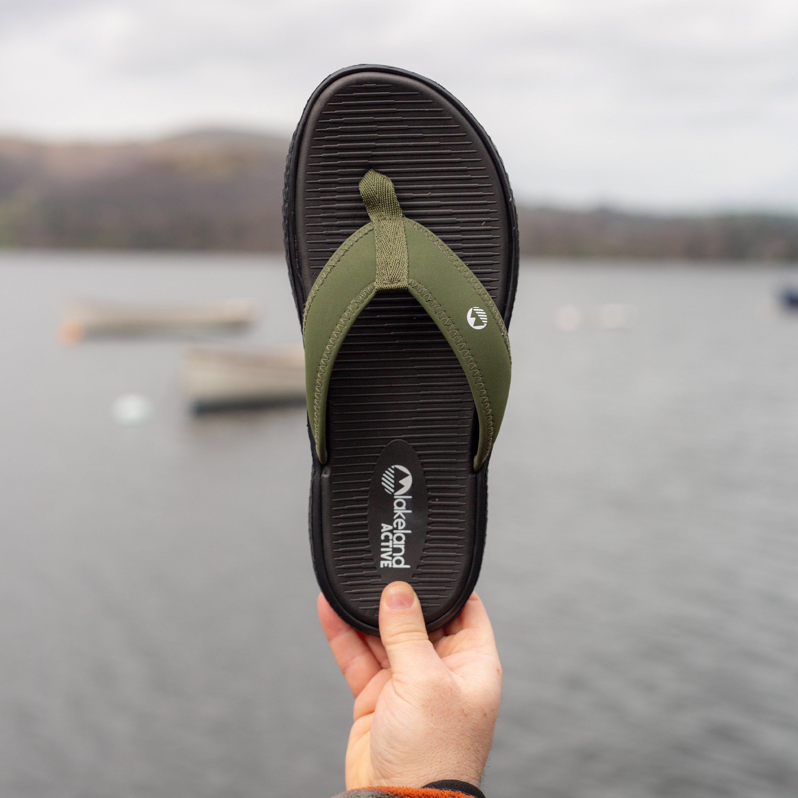 Men's Flimby Neoprene Flip Flops - Comfortable Waterproof Sandals for Beach, Pool & Outdoor Activities
