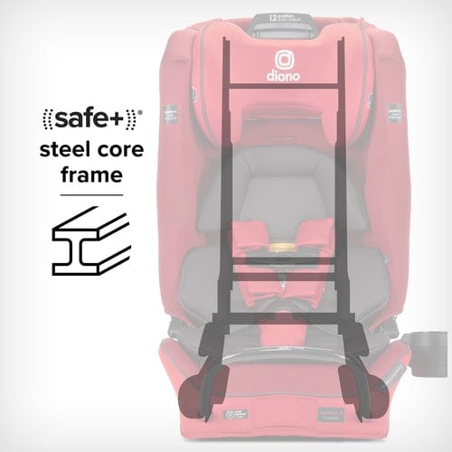 Diono Radian 3RXT Safe+ Convertible Car Seat for Toddlers & Kids - 3-in-1 Rear Facing, Forward Facing & Booster Seat - Perfect for Travel, School Runs & Family Road Trips