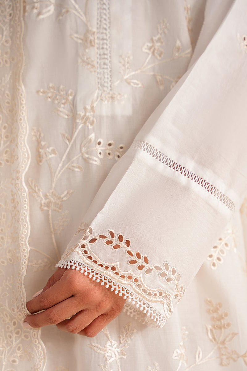 MOON LIGHT CHIKANKARI Embroidered Cotton Shirt & Dupatta Set | Traditional Indian Ethnic Wear for Women | Perfect for Weddings, Festivals & Special Occasions