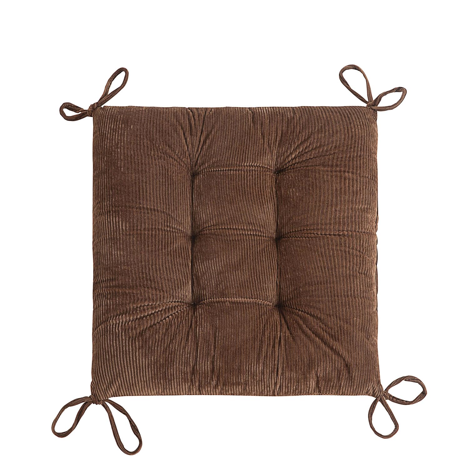 Outdoor Patio Cushion Set of 2 - Tufted Rocking Chair Cushions with Ties (20
