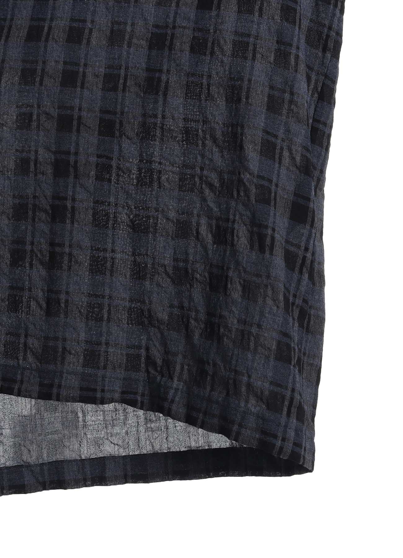Stylish Cotton Cupro Mini Plaid Asymmetric Shirt for Women | Trendy Oversized Button Down Blouse | Perfect for Casual Outfits, Office Wear & Date Nights