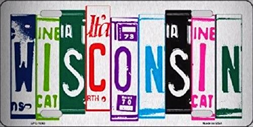 Vintage Wisconsin License Plate - Brushed Aluminum Metal Novelty Sign for Home, Man Cave, Garage & Bar Decor - Unique Collectible Gift for Car Enthusiasts - Perfect for Wall Art, Themed Parties & Americana Decor
