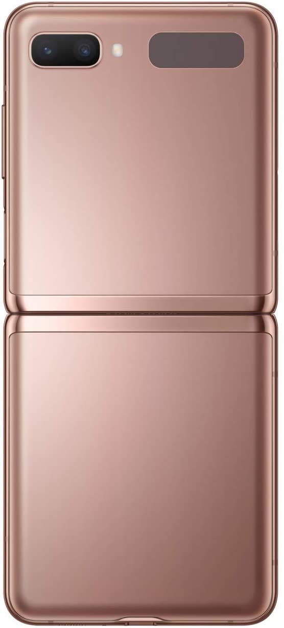 Samsung Galaxy Z Flip 5G Unlocked Smartphone - US Version 256GB Mystic Bronze (Renewed) | Foldable Phone for Work, Travel & Stylish Selfies