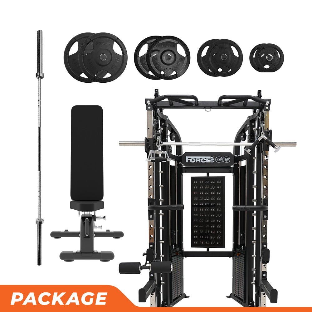 Force USA G6 Studio Package - Premium Home Gym Equipment for Strength Training & Fitness | Perfect for Small Spaces, Home Workouts & Personal Training Studios