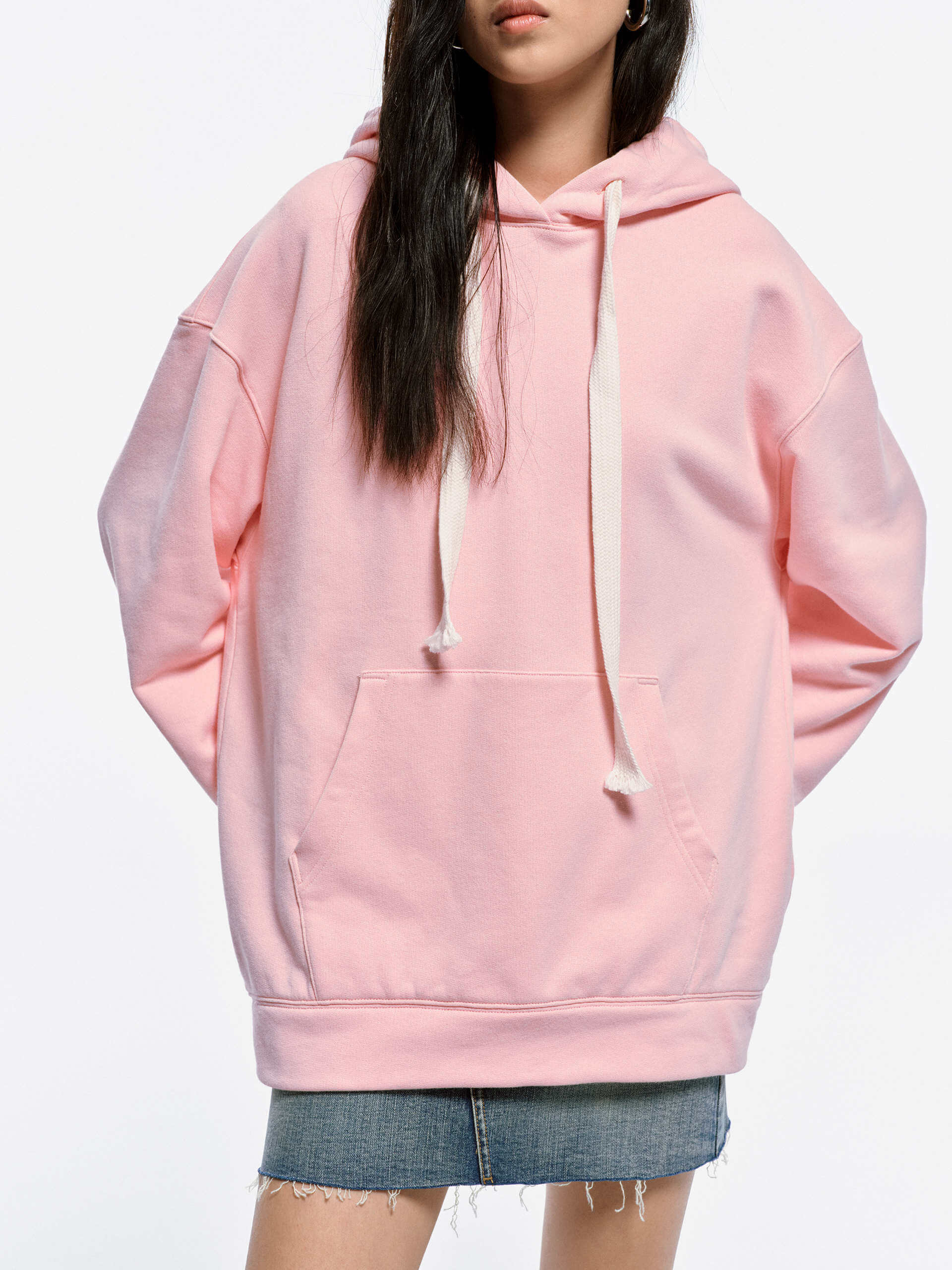 Heart Back Print Sweatshirt for Women - Cozy Pullover Hoodie with Cute Heart Design, Perfect for Casual Outfits, Dates, and Layering in Fall & Winter