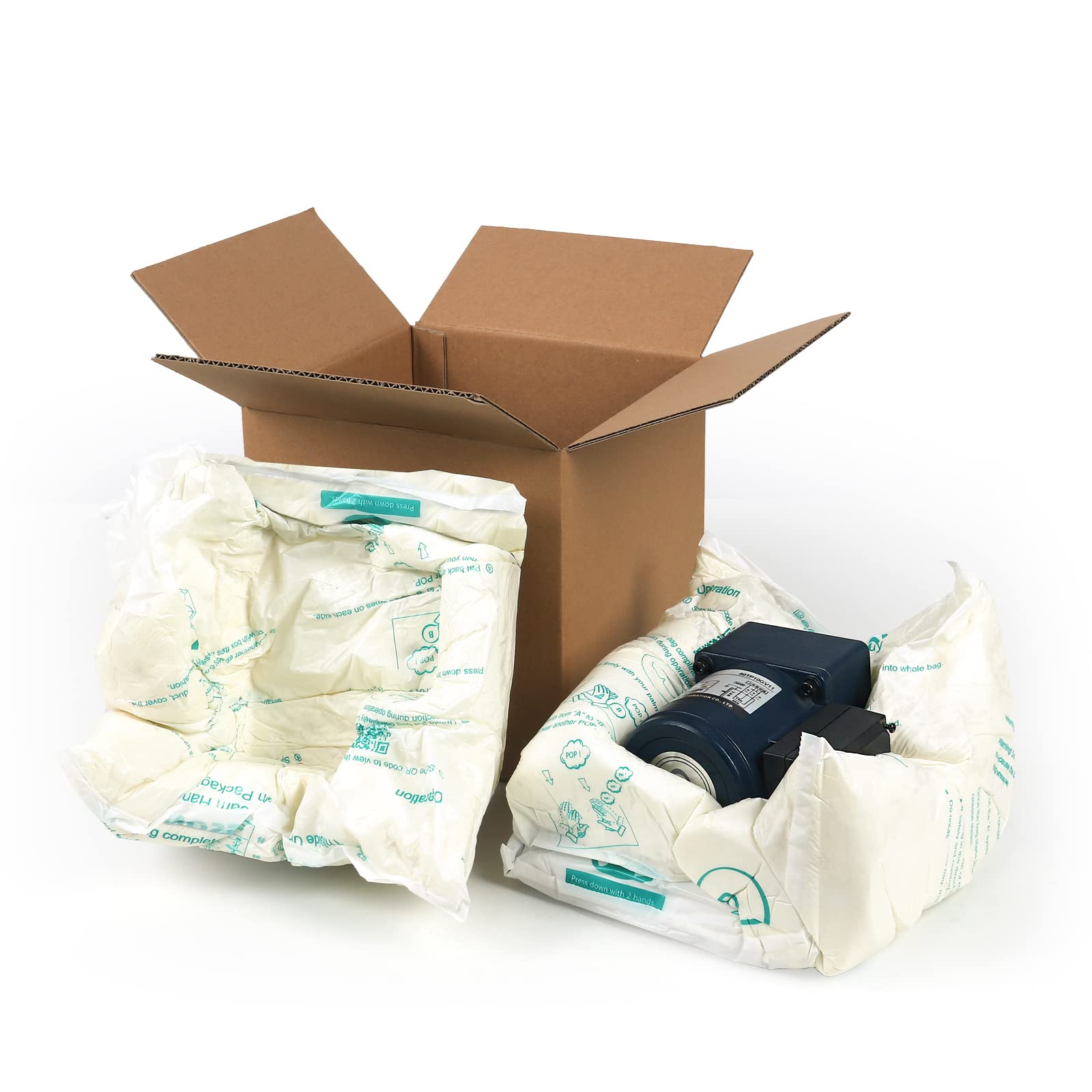MINI AIR EASI Foam Packaging Bags - 26 Pack #10 Expanding Foam Cushioning for 8x8x8 Inch Boxes | Perfect for Shipping Fragile Items, Electronics & Gifts