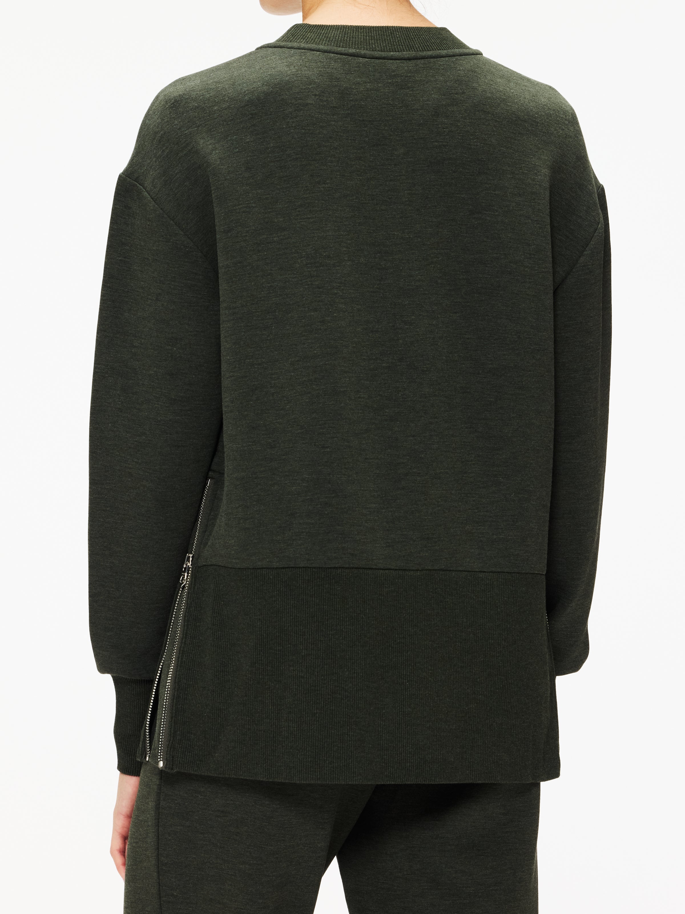 Varley Lowry Longline Sweat - Women's Oversized Pullover Hoodie | Soft Fleece Lounge Sweatshirt for Casual Wear, Yoga & Cozy Home Outfits