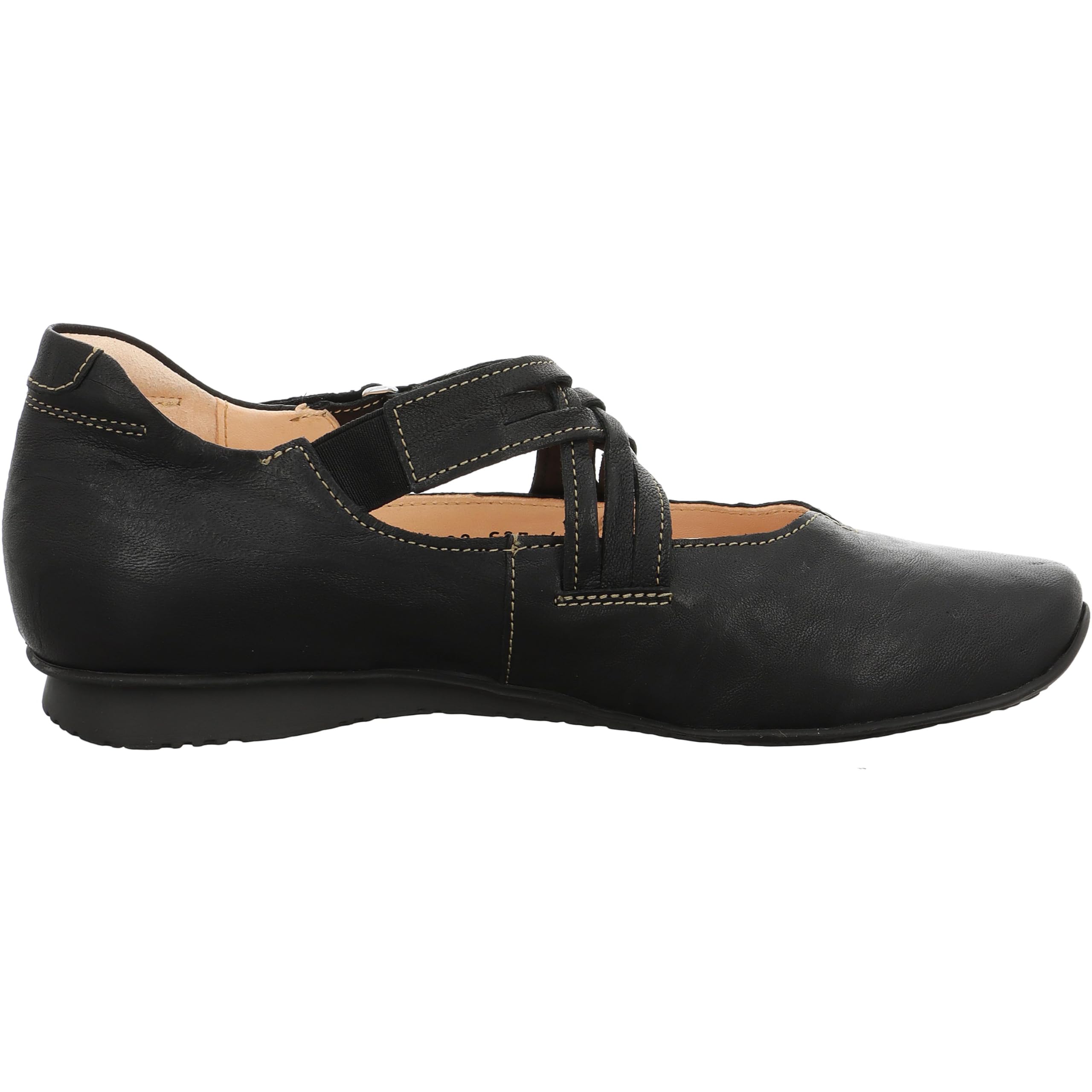 Think! Women's Ankle Strap Ballet Flats - Comfortable & Stylish Shoes for Work, Casual Wear & Dancing | Breathable & Lightweight Design for All-Day Comfort