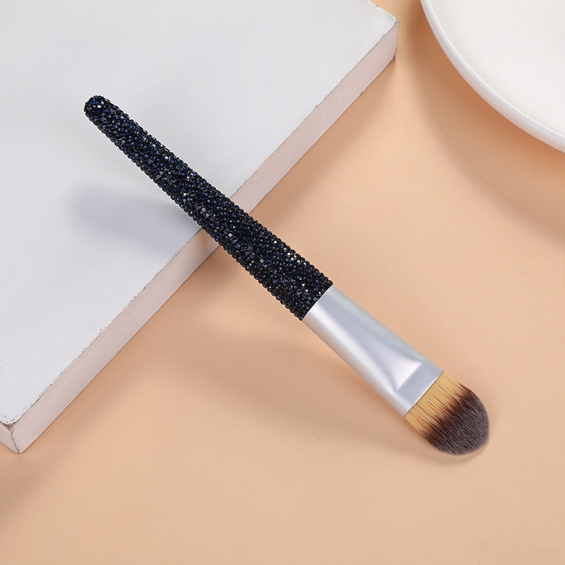 Premium Diamond-Encrusted Makeup Brush Set - Ultra Soft Bristles for Flawless Foundation & Blending - Perfect for Professional Makeup Artists & Home Beauty Routines