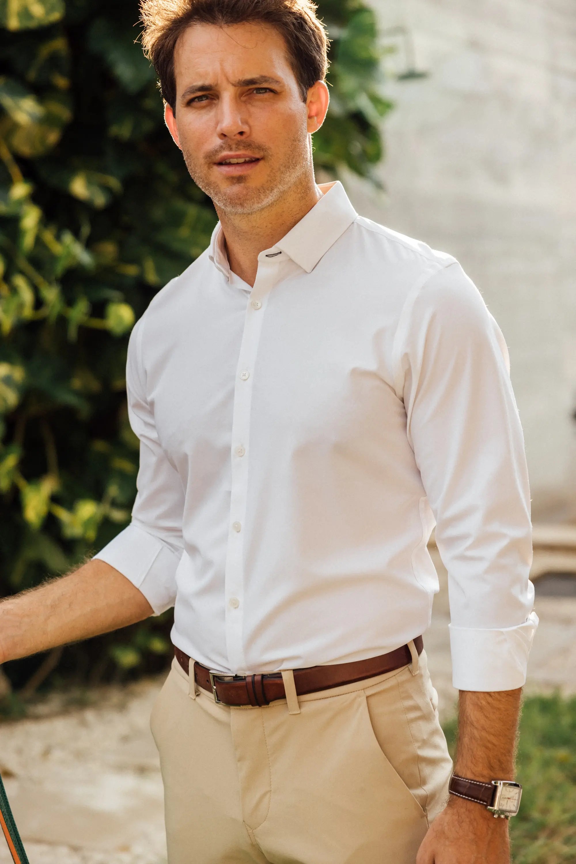 Premium Leeward Men's Dress Shirt - Slim Fit Business Casual Button Down Shirt for Office & Formal Occasions | Wrinkle Resistant & Breathable Fabric for All-Day Comfort