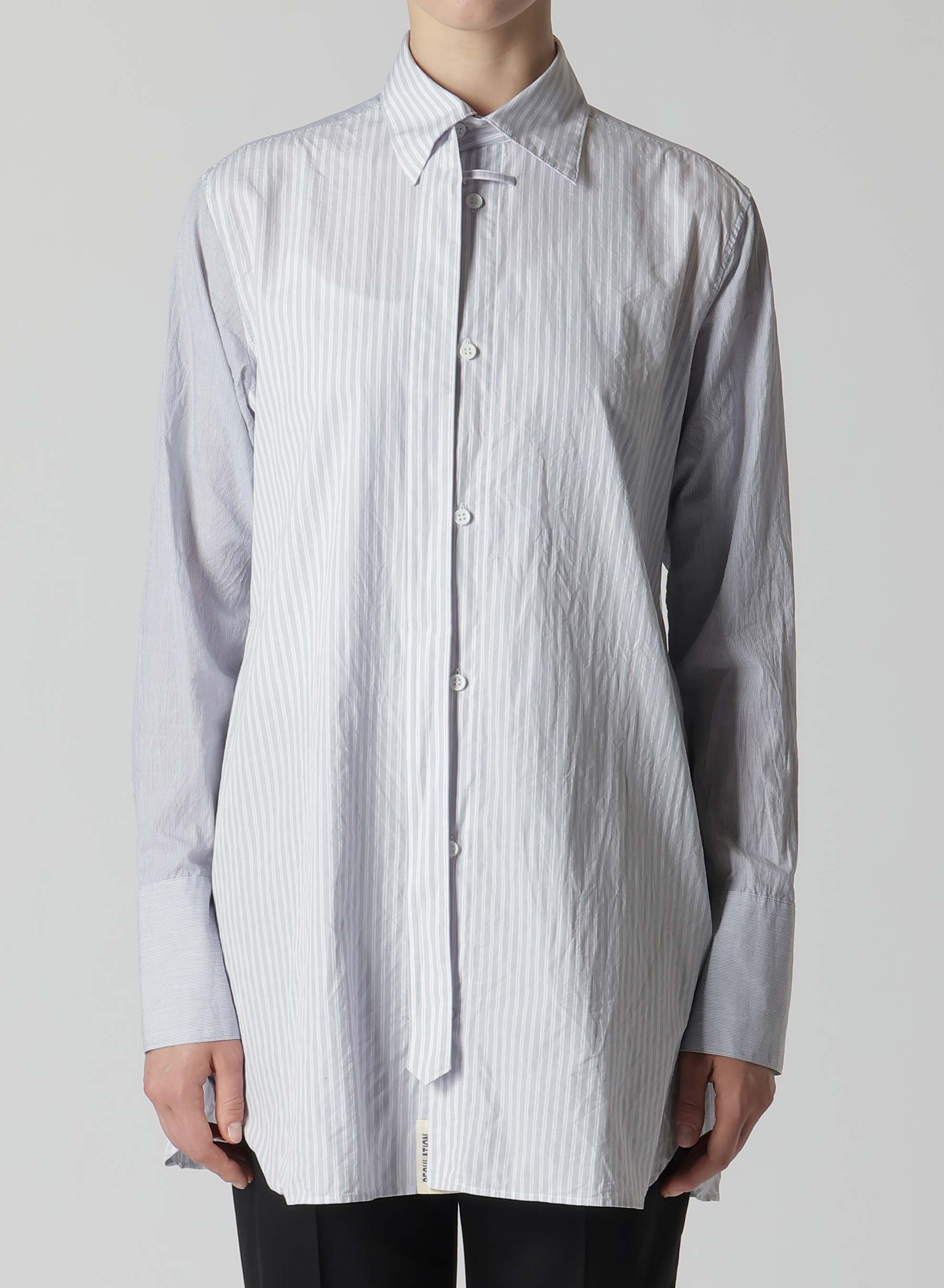 Premium Cotton Stripe Dress Shirt with Double Cuffs & Tie - Formal Office Wear & Business Attire for Men
