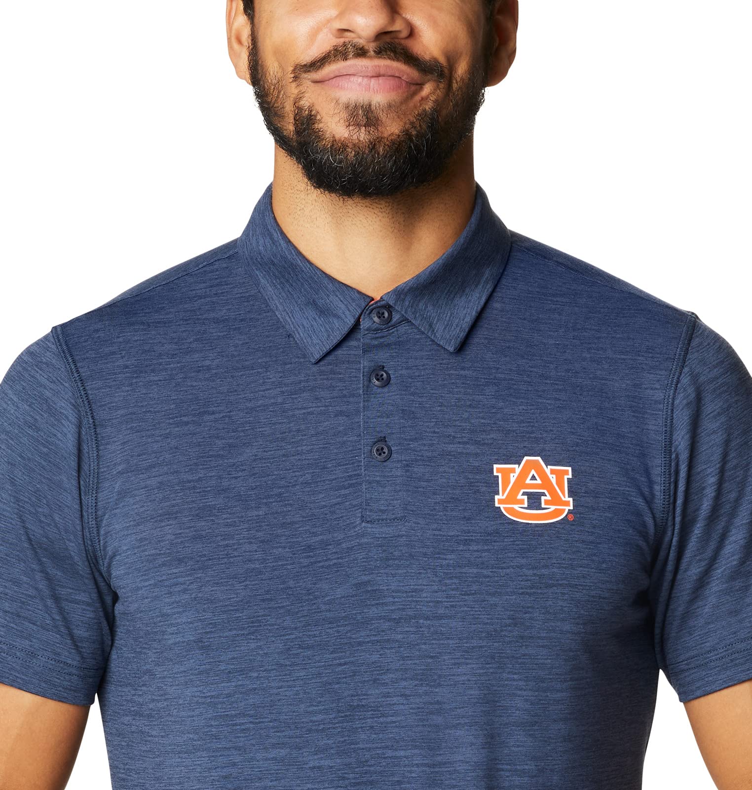 Columbia Men's Tech Trail Polo Shirt - Moisture-Wicking, UPF 50+ Sun Protection, Lightweight Hiking & Outdoor Performance Shirt for Camping, Fishing, and Trail Running