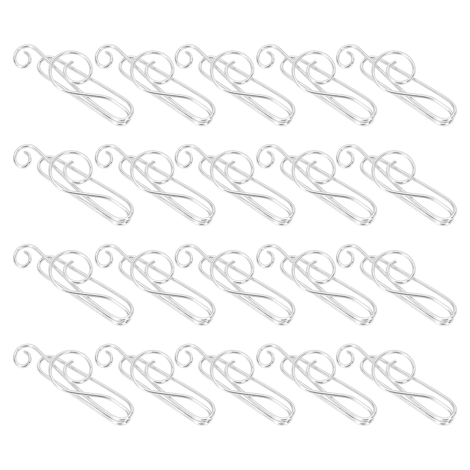 20Pcs Musical Note Paper Clips - Decorative Silver Page Markers for Books, Planners & File Organization | Cute Music Shape Bookmarks for Students, Office & Gift Giving
