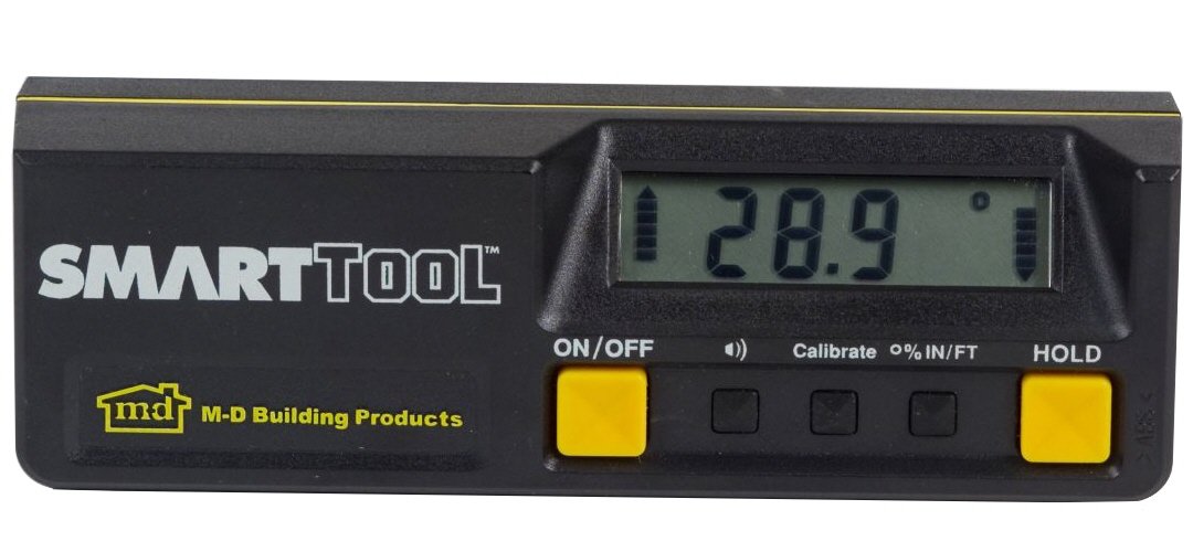 Bon Tool Smart Tool Inclinometer (21-121) - Digital Angle Finder, Matte Black Finish - Perfect for Construction, Woodworking, and DIY Projects
