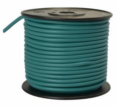 Coleman Cable Primary Wire 100ft Spool - Green 18 AWG Stranded Copper Wire for Automotive, Marine & DIY Electrical Projects | Bulk Wire for Car Audio, Trailer Wiring & Home Appliances