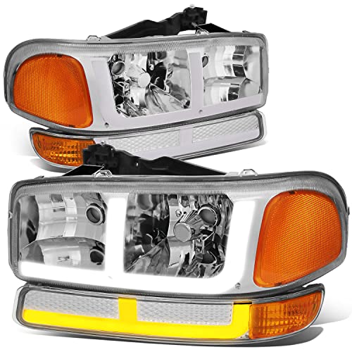 Chrome Housing / Clear Lens / Amber Reflector