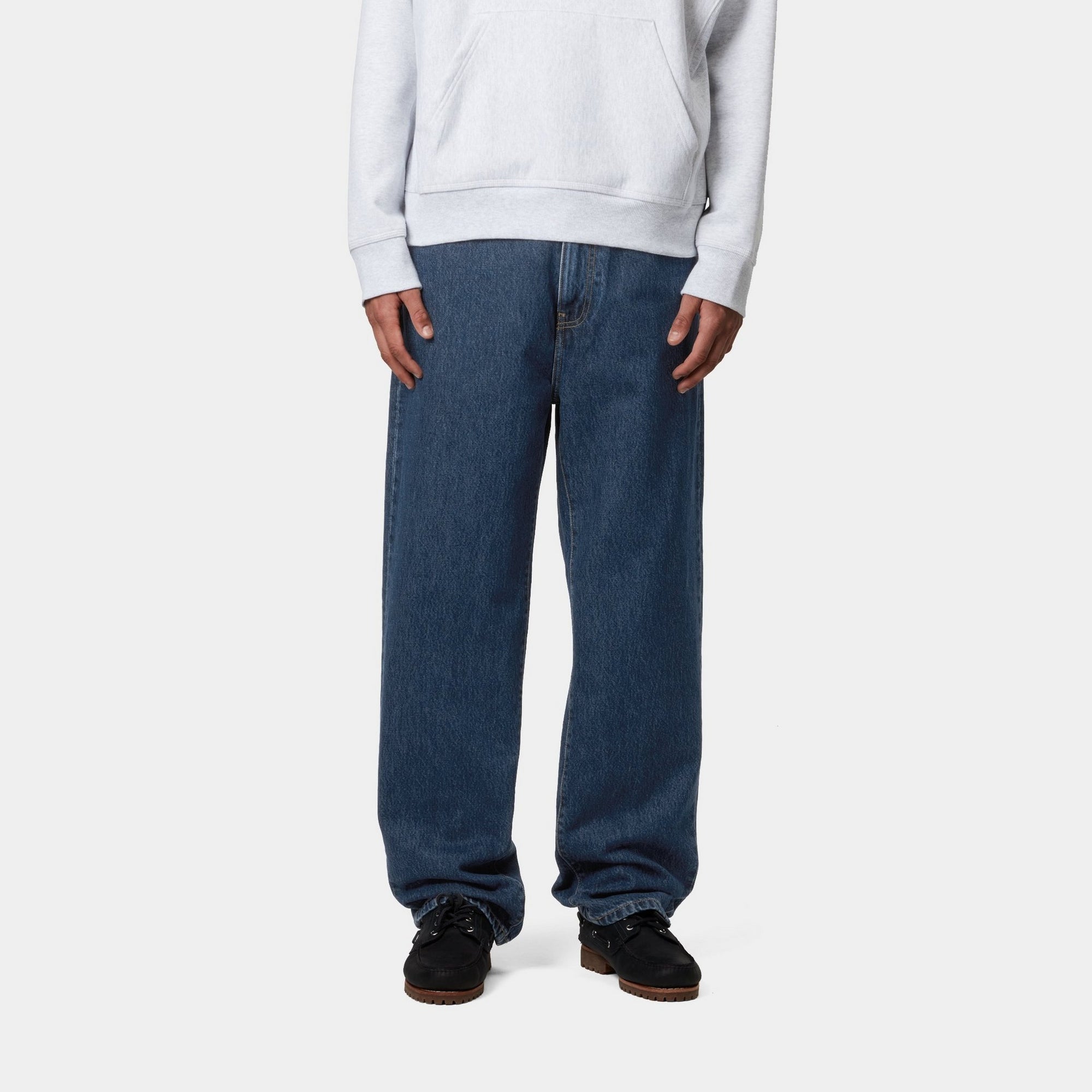 Men's Aaron Pant - Stone Washed Blue Denim Jeans for Casual Wear | Perfect for Everyday Outfits & Outdoor Activities