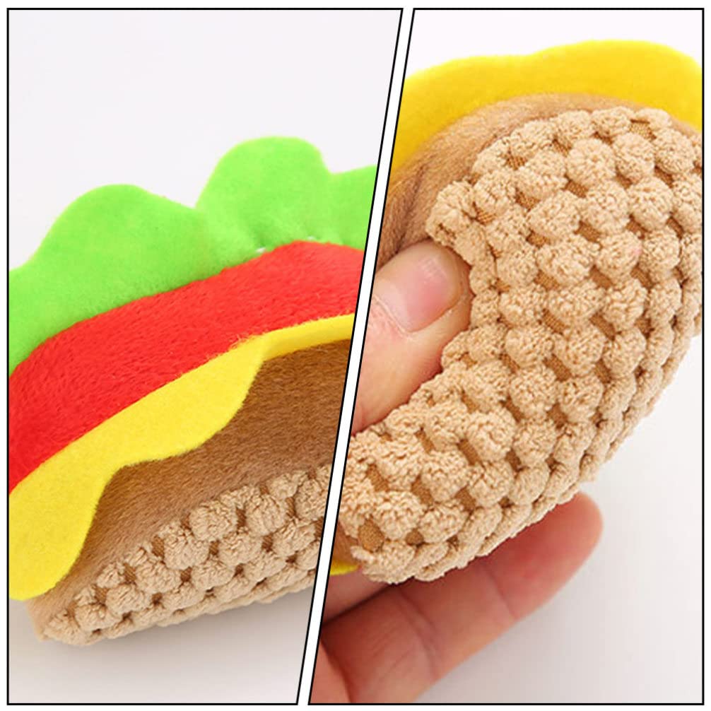 Balacoo 2-Pack Self-Help Chew Toys for Puppies & Kittens - Teething Relief Pet Toys, Soft Plush Mouse & Bread-Shaped Cat Toys for Teething, Boredom Relief & Dental Health - Perfect for Playtime & Travel