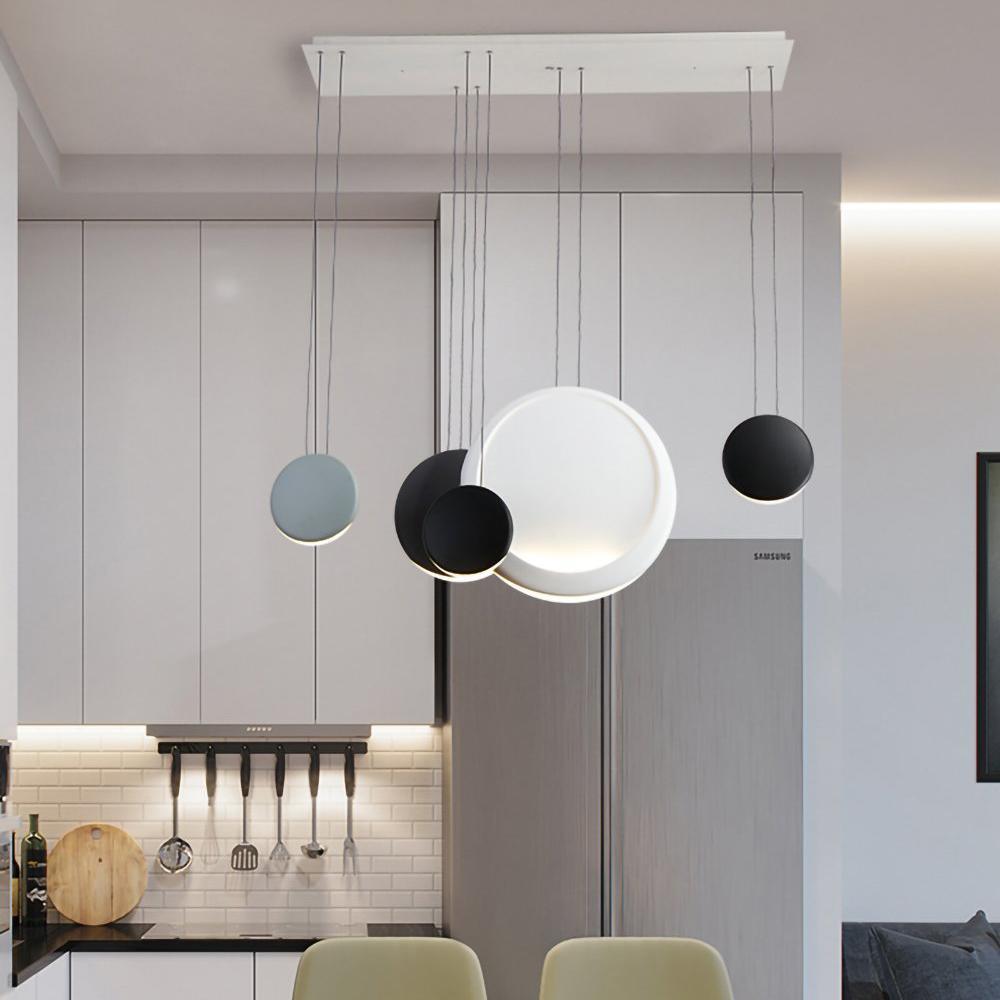 Cosmos Pendant Light Fixture - Modern Ceiling Hanging Lamp for Kitchen Island, Dining Room, Bedroom & Living Room Decor