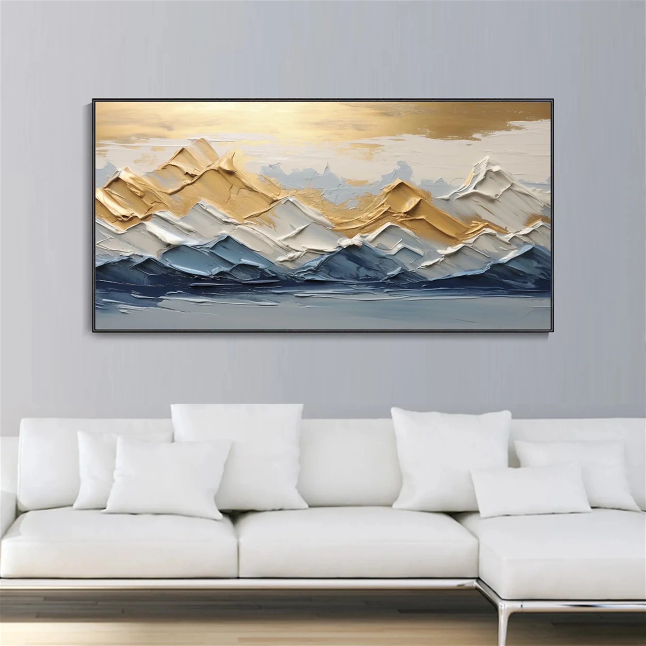 Minimalist Textured Plaster Art Painting - Modern Abstract Wall Decor for Living Room, Bedroom & Office #MM257