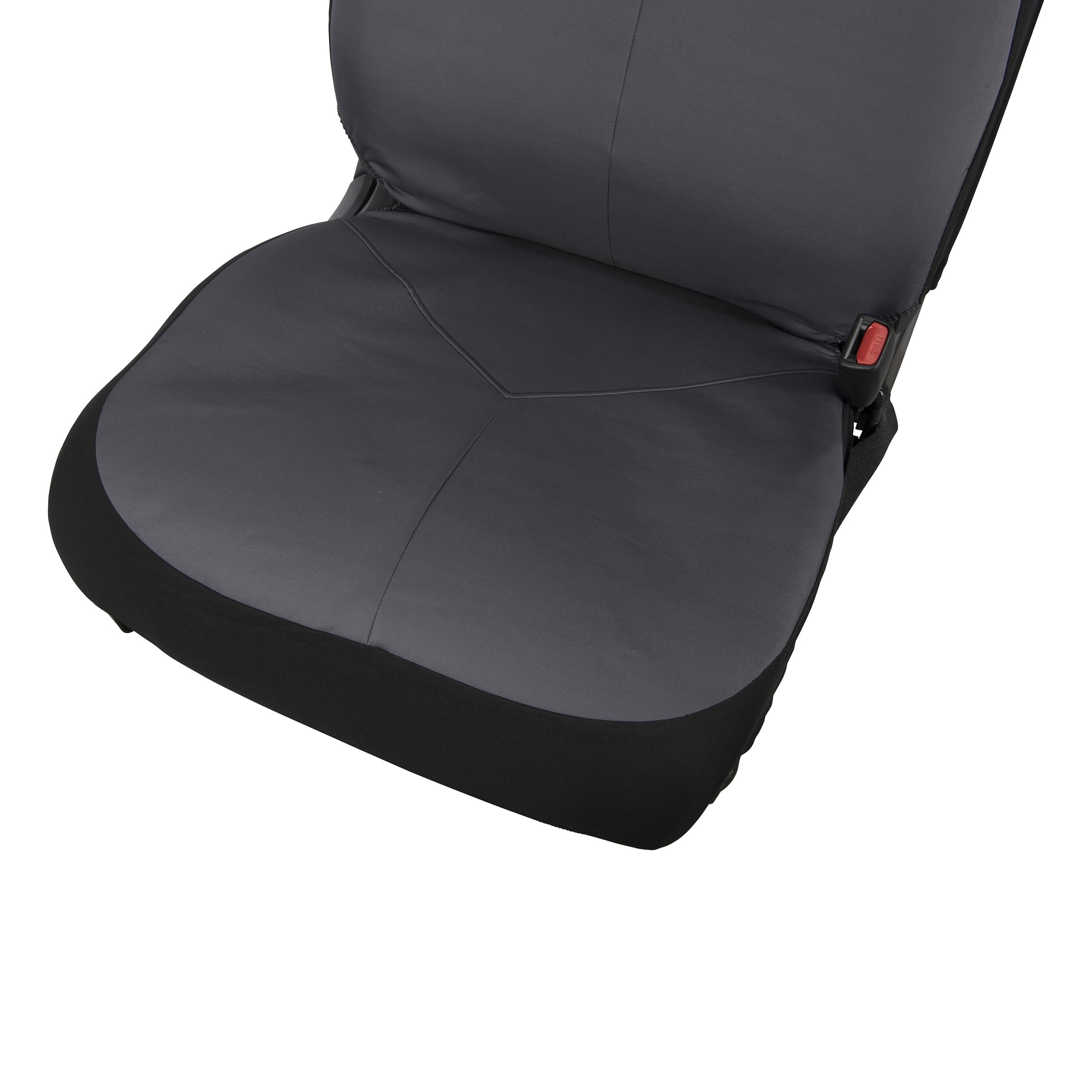 Browning Universal Low Back & Bench Seat Covers - Waterproof, Dirt Resistant Car Seat Protectors for Trucks & SUVs - Gray/Flag Design - Single Low Back Cover - Perfect for Road Trips, Camping & Outdoor Adventures